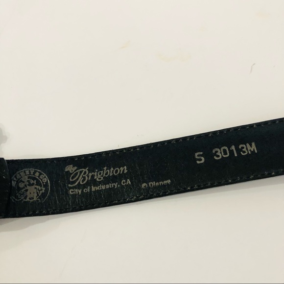 Brighton Disney Croco Embossed Leather Belt Size S. Gently Used - Picture 3 of 9